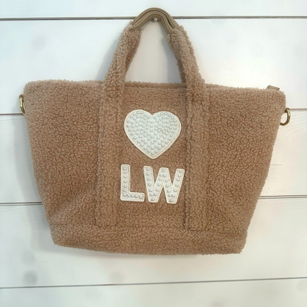 Stoney Clover Lane cozy collection mini tote in Hazelnut